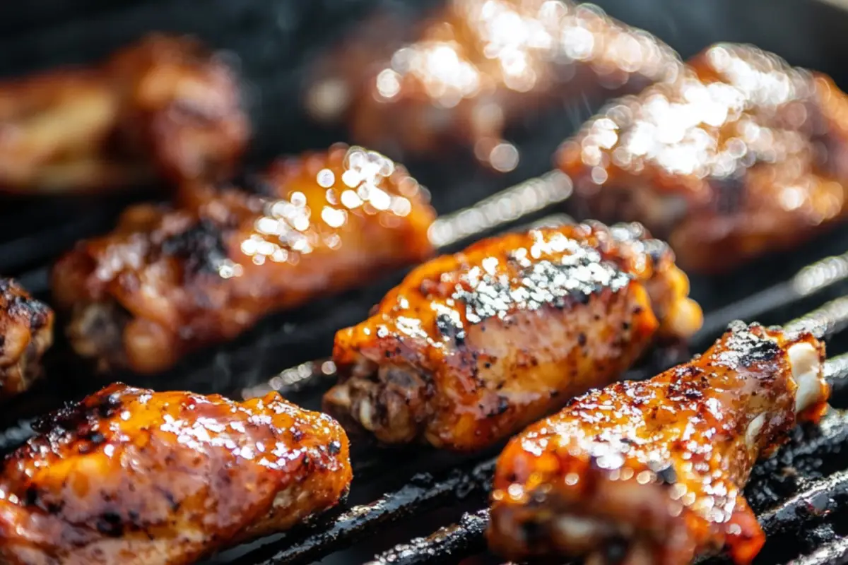  Grilled honey bourbon barbecue chicken 